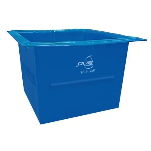 Poa Tank Rectangular blue water tank